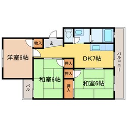 瀬田駅 徒歩3分 2階の物件間取画像